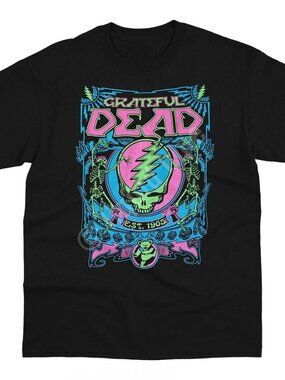 Retro Music Band Graphic Tee Rock and Roll Music Classic Band Tee